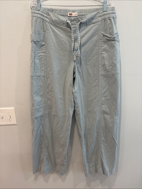 SO Pants - SO Light Blue Drawstring Casual Pants waist 17-16 inseam 28